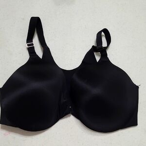 Soma Black Vanishing Back Full Coverage Underwire Bra size 38DDD